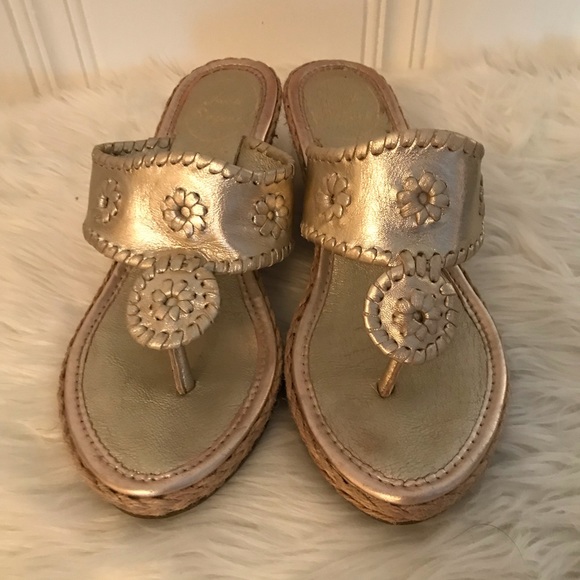 Jack Rogers Wedge Sandals EUC - Picture 2 of 5